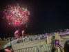 Spectators enjoy the fireworks show at Revere Beach.
